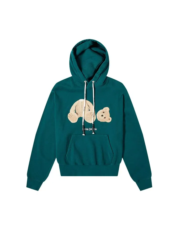 Худи Palm Angels Bear Forest Green/Black — изображение 1 из 1, зеленый/черный