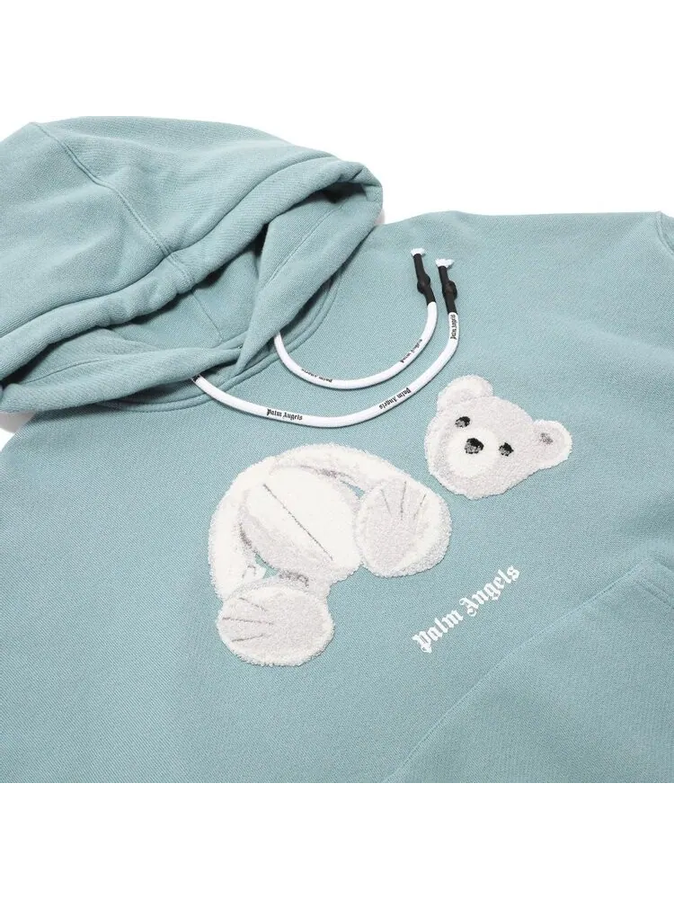 Худи Palm Angels Ice Bear Hoodie 'Aquamarine' — изображение 3 из 3, синий