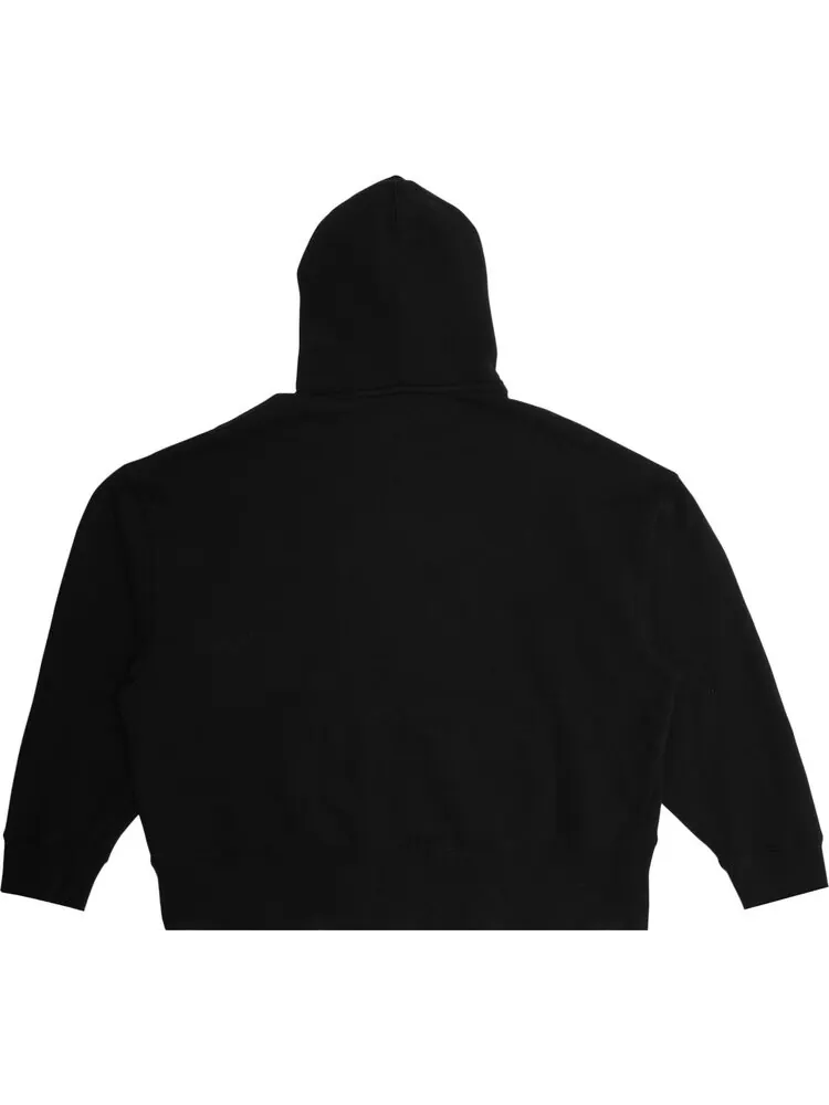 Худи Palm Angels Croco Hoody 'Black/Green' — изображение 2 из 3, черный