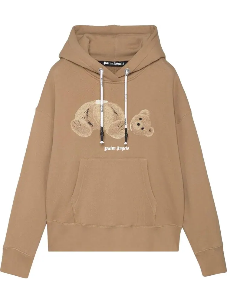 Худи Palm Angels Bear Hoodie 'Beige/Brown' — изображение 1 из 2, загар