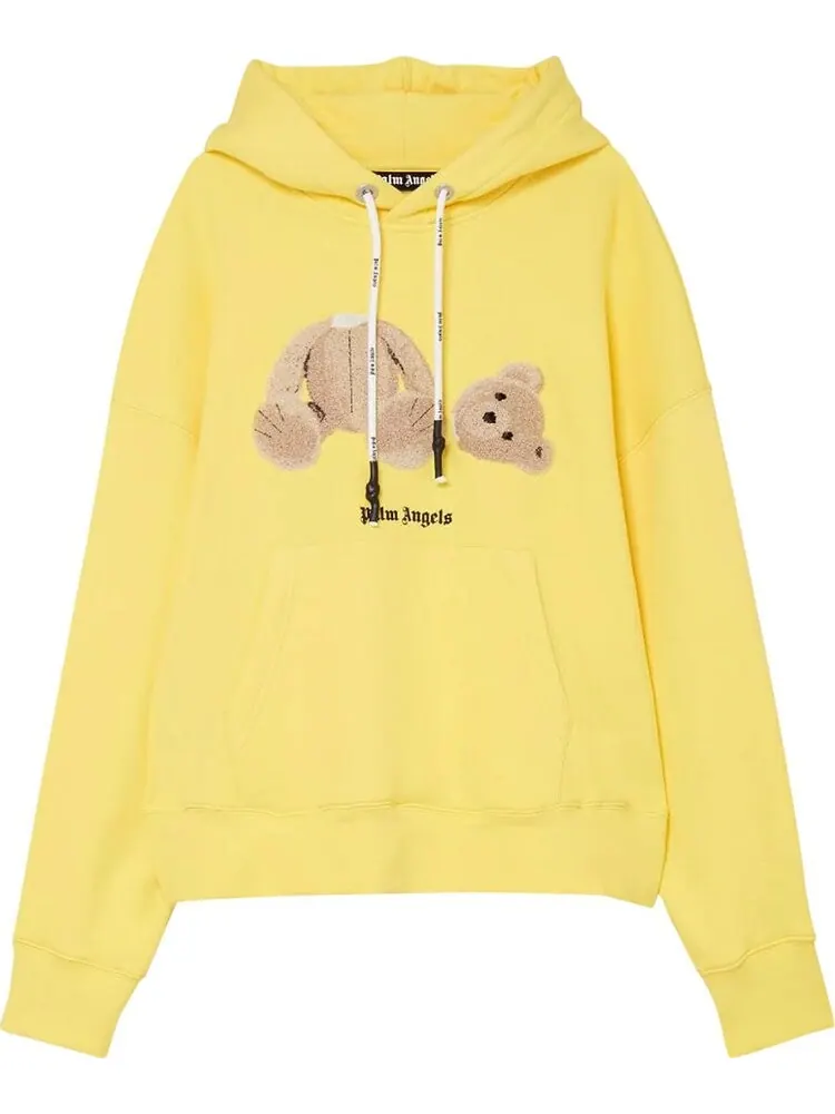 Худи Palm Angels Bear Hoodie 'Yellow/Black' — изображение 1 из 2, желтый