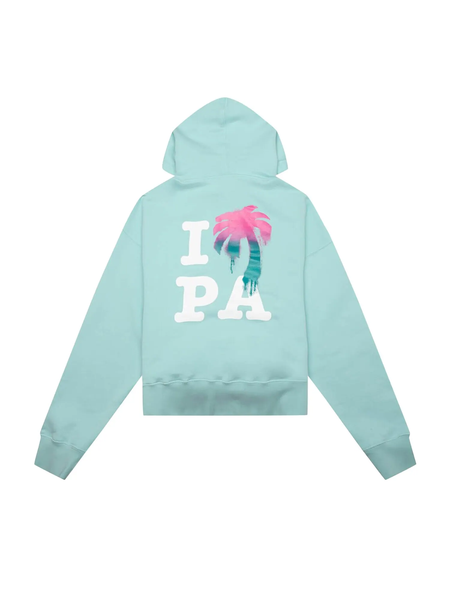Толстовка Palm Angels I Love PA Голубой — изображение 2 из 2, светлый синий