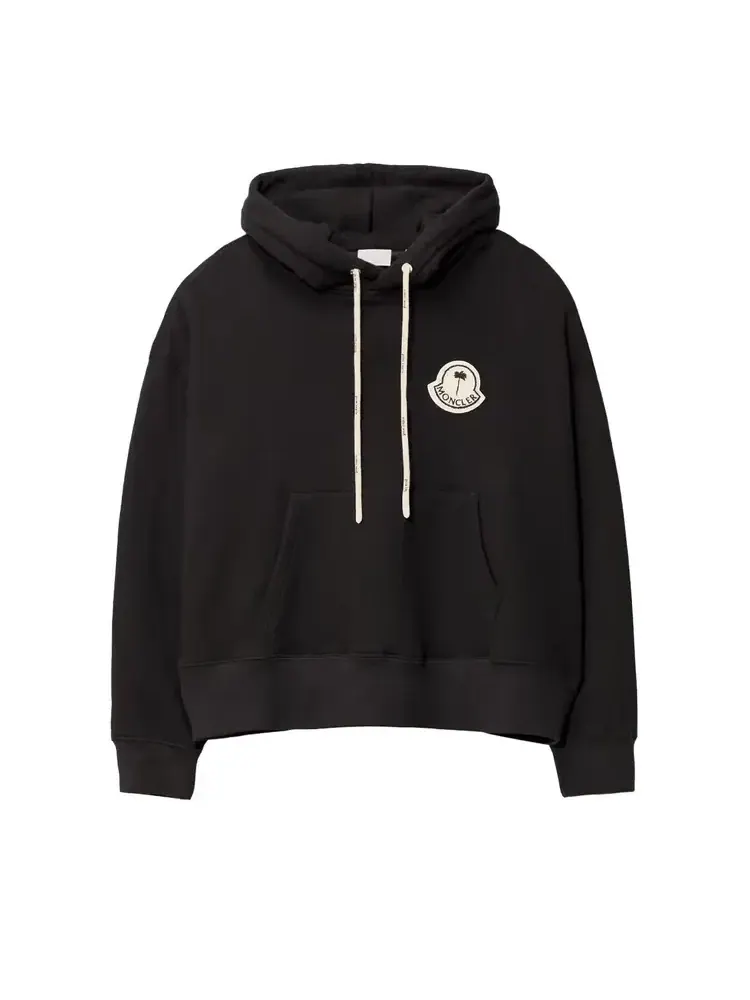 Худи с логотипом Moncler x Palm Angels — изображение 1 из 2, черный