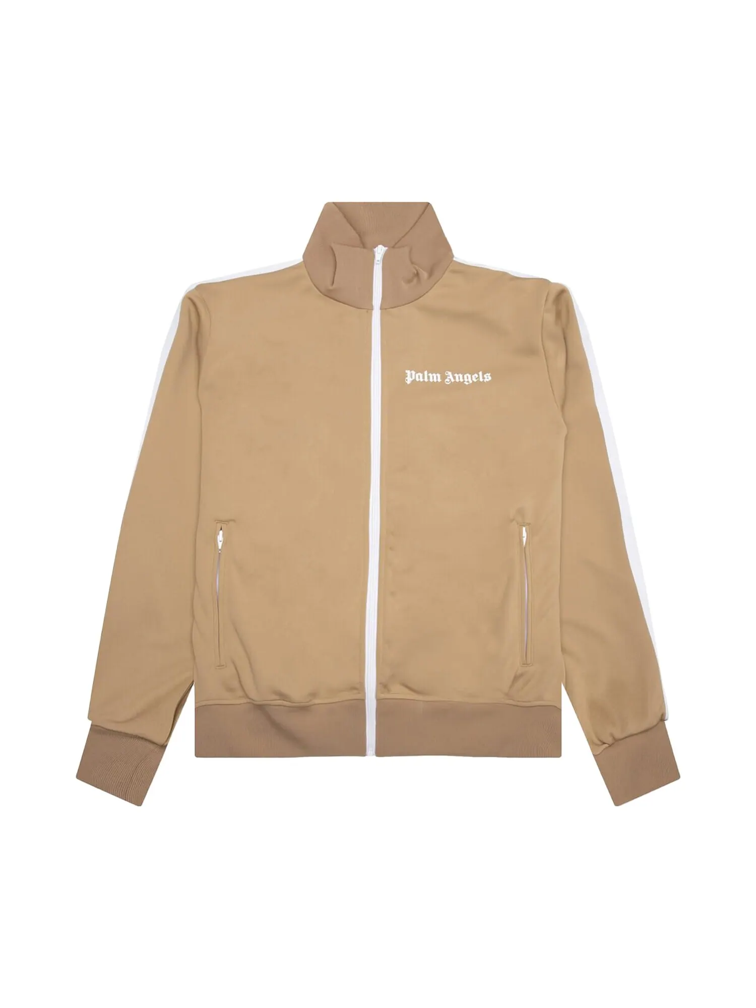 Классическая спортивная куртка Palm Angels Бежевый/Белый — изображение 1 из 2