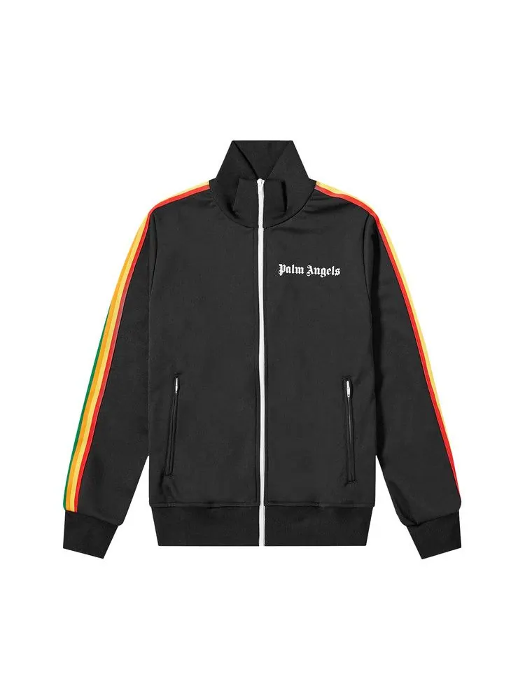 Спортивная куртка Palm Angels Logo Track Jacket — изображение 1 из 2, черный
