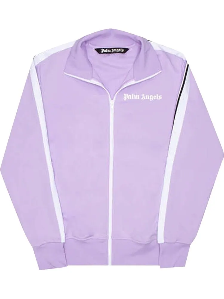 Куртка Palm Angels Classic Track Jacket 'Lilac/White' — изображение 1 из 2, фиолетовый