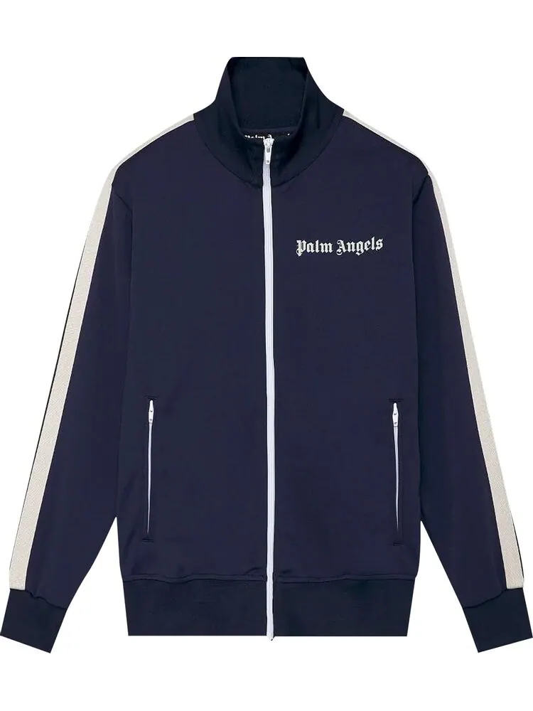 Куртка Palm Angels Classic Track Jacket 'Navy/White' — изображение 1 из 2, синий
