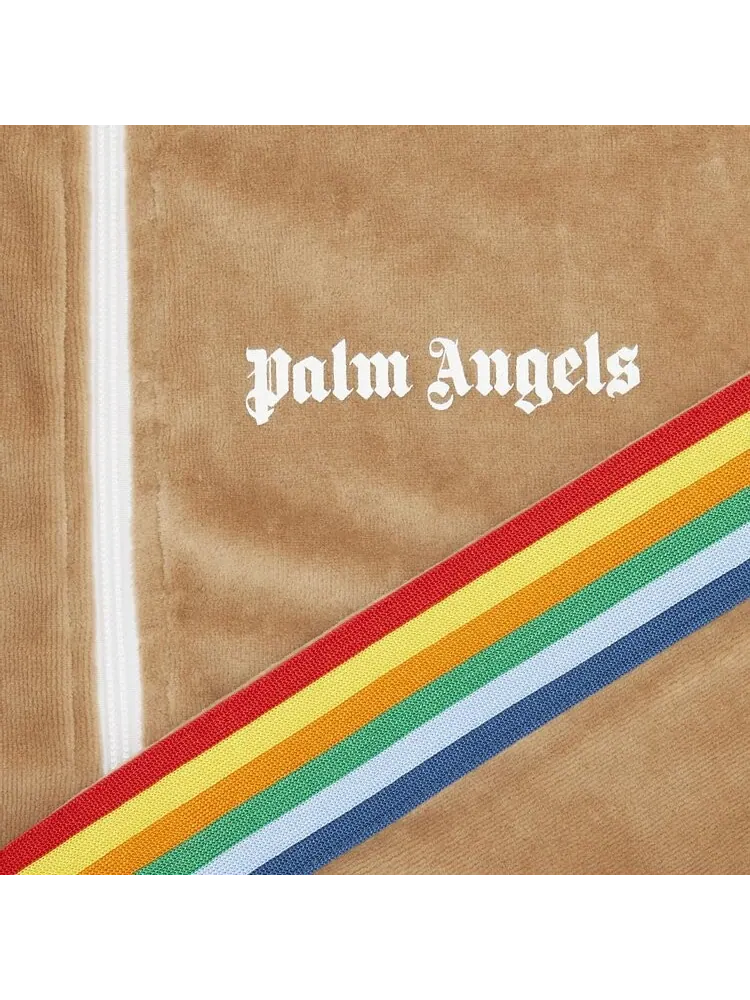 Куртка Palm Angels PA Rainbow Chenille Track Jacket 'Brown' — изображение 3 из 3, коричневый
