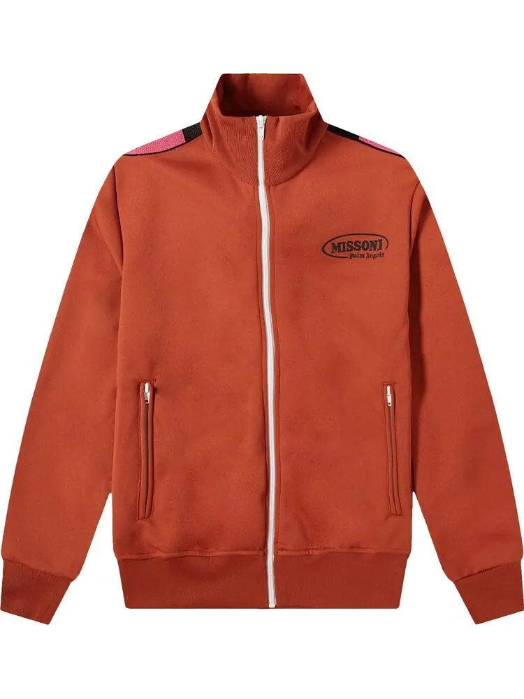 Куртка Palm Angels x Missoni Track Jacket 'Brick Red/White' — изображение 1 из 1, красный