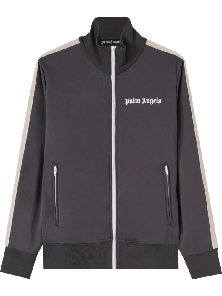 Куртка Palm Angels Classic Track Jacket 'Dark Grey' — изображение 1 из 1, серый