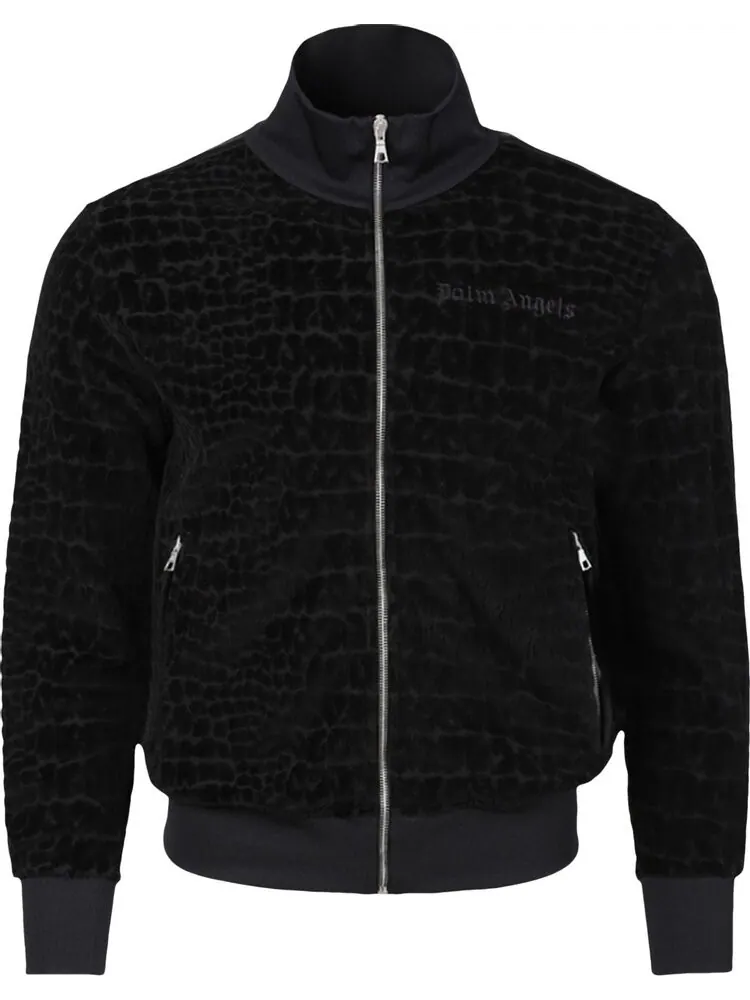 Куртка Palm Angels Tuxedo Coco Track Jacket 'Black/White' — изображение 1 из 1, черный
