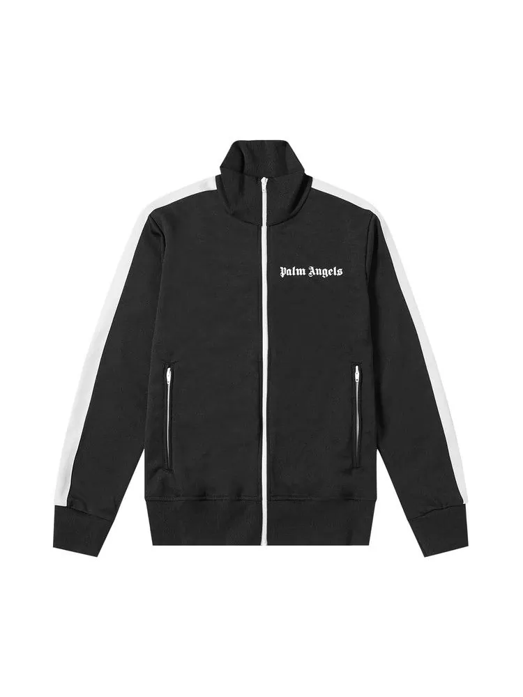 Спортивная куртка Palm Angels Track Jacket — изображение 1 из 1, черный/белый