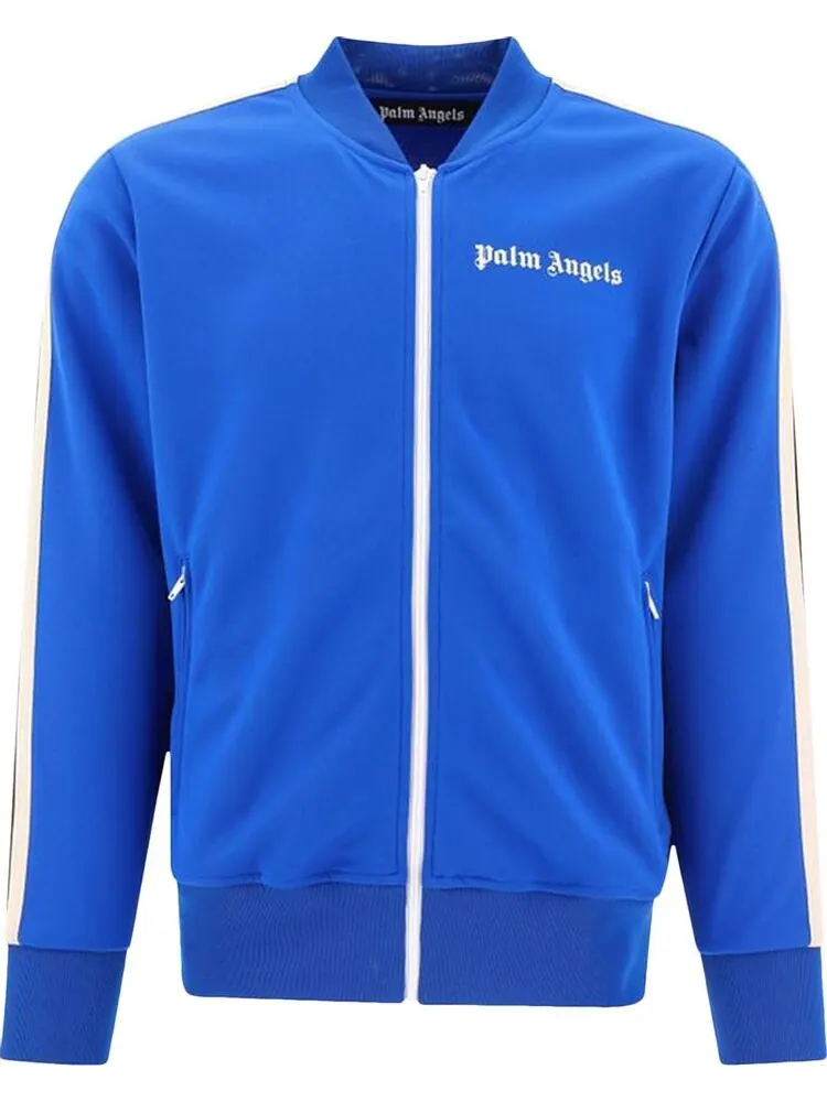 Куртка Palm Angels Bomber Track Jacket 'Blue/Off White' — изображение 1 из 1, синий