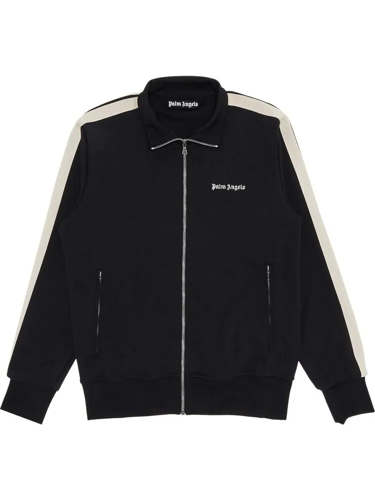 Спортивная куртка Palm Angels Classic Logo 'Black' — изображение 1 из 3, черный