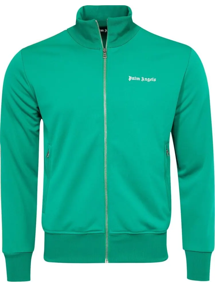 Спортивная куртка Palm Angels Classic Logo 'Green' — изображение 1 из 1, зеленый