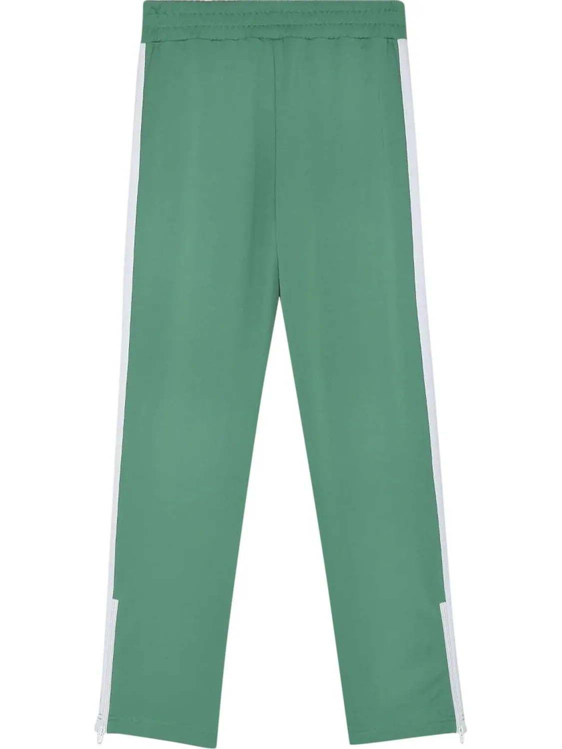 Брюки Palm Angels Classic Track Pants 'Green/White' — изображение 2 из 2, зеленый