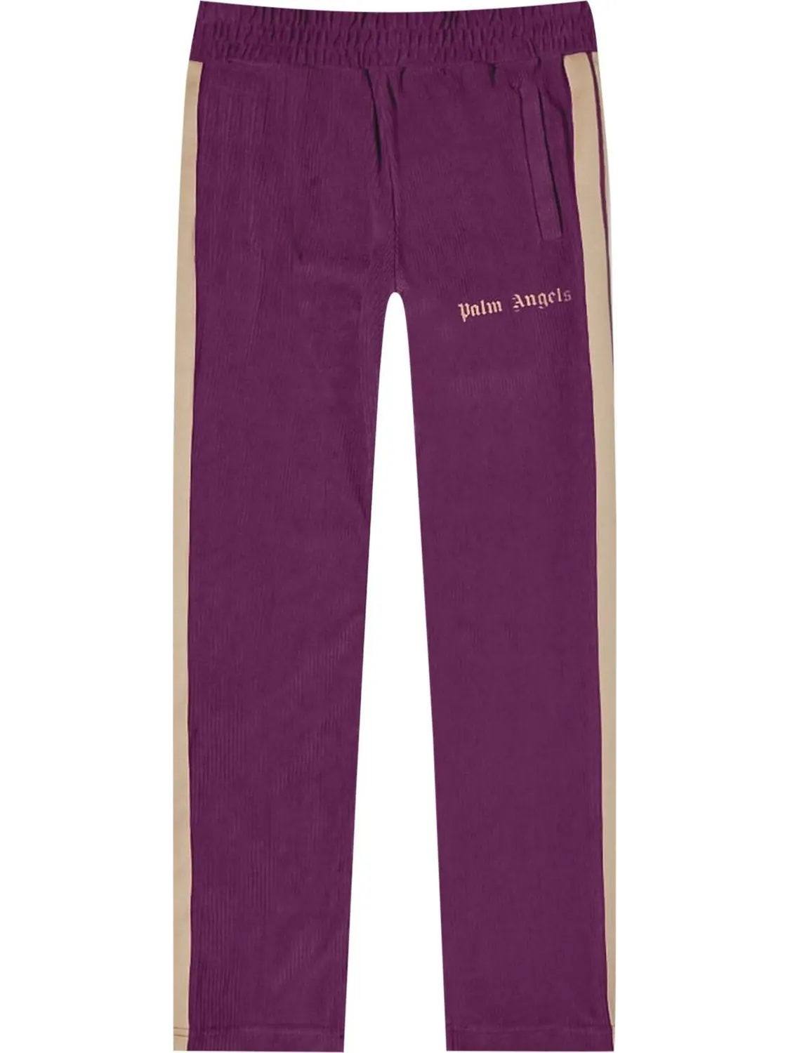 Брюки Palm Angels Cord Fleece Track Pant 'Purple' — изображение 1 из 1, фиолетовый