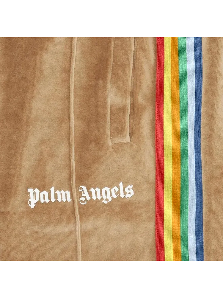 Брюки Palm Angels PA Rainbow Chenille Track Pant 'Brown' — изображение 3 из 3, коричневый