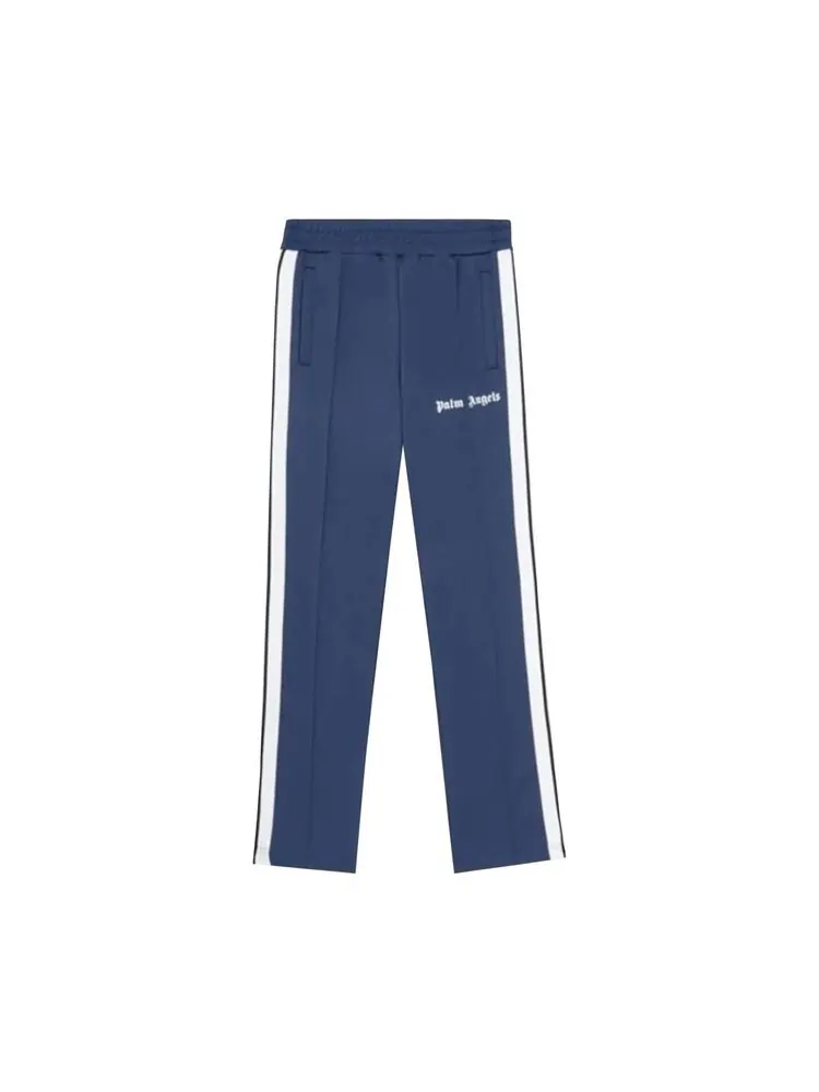 Брюки Palm Angels Classic Track Pants Navy Blue/White — изображение 1 из 1, темно-синий синий/белый