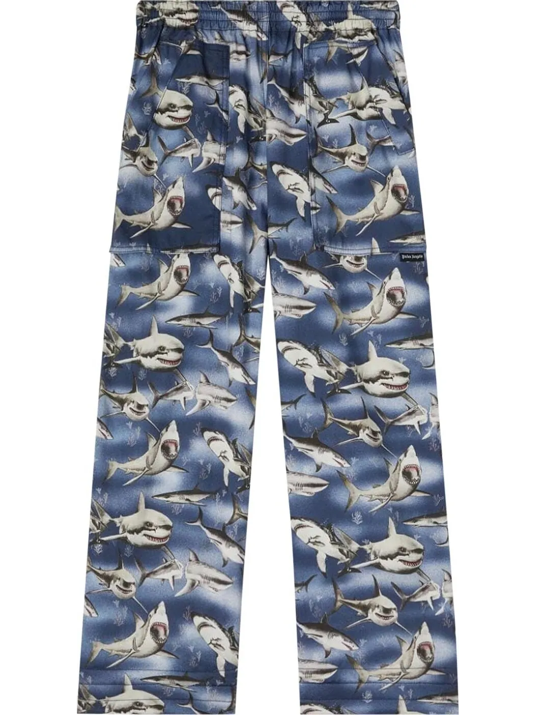 Брюки Palm Angels Sharks Easy Pants 'Blue/Black' — 1