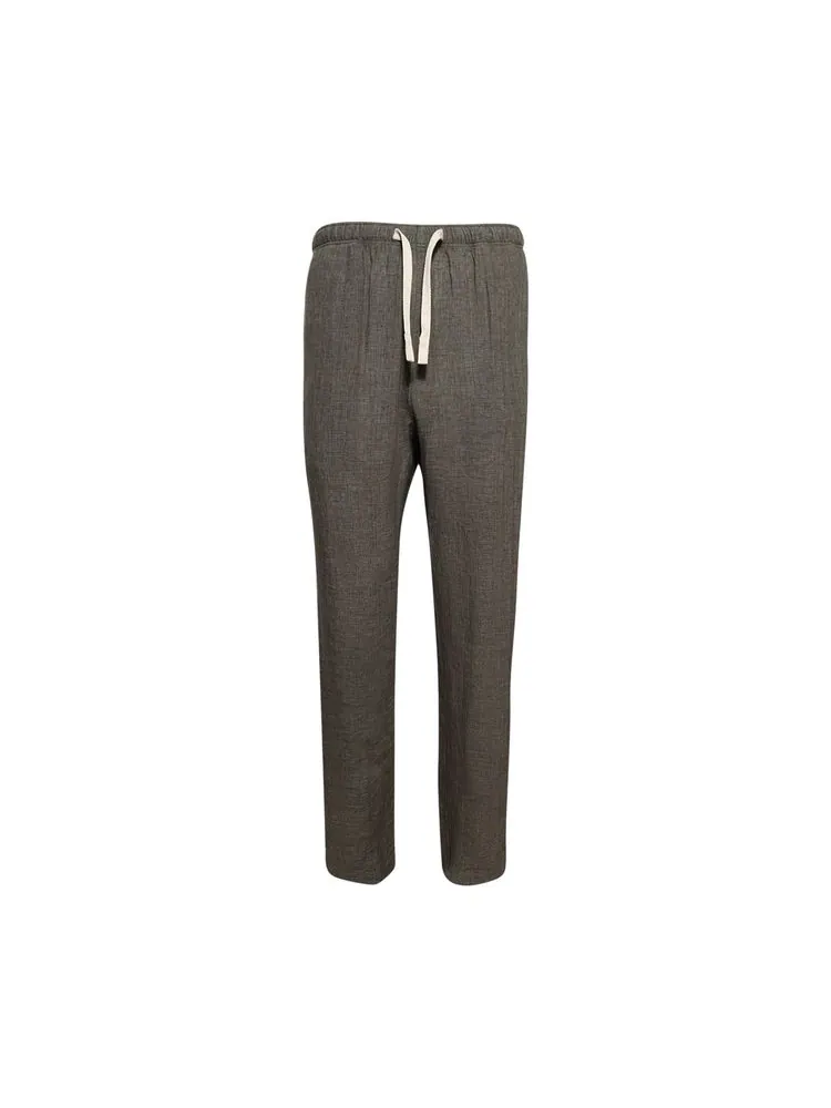 Брюки Palm Angels Monogram Cozy Pants 'Military Grey' — изображение 1 из 1, серый