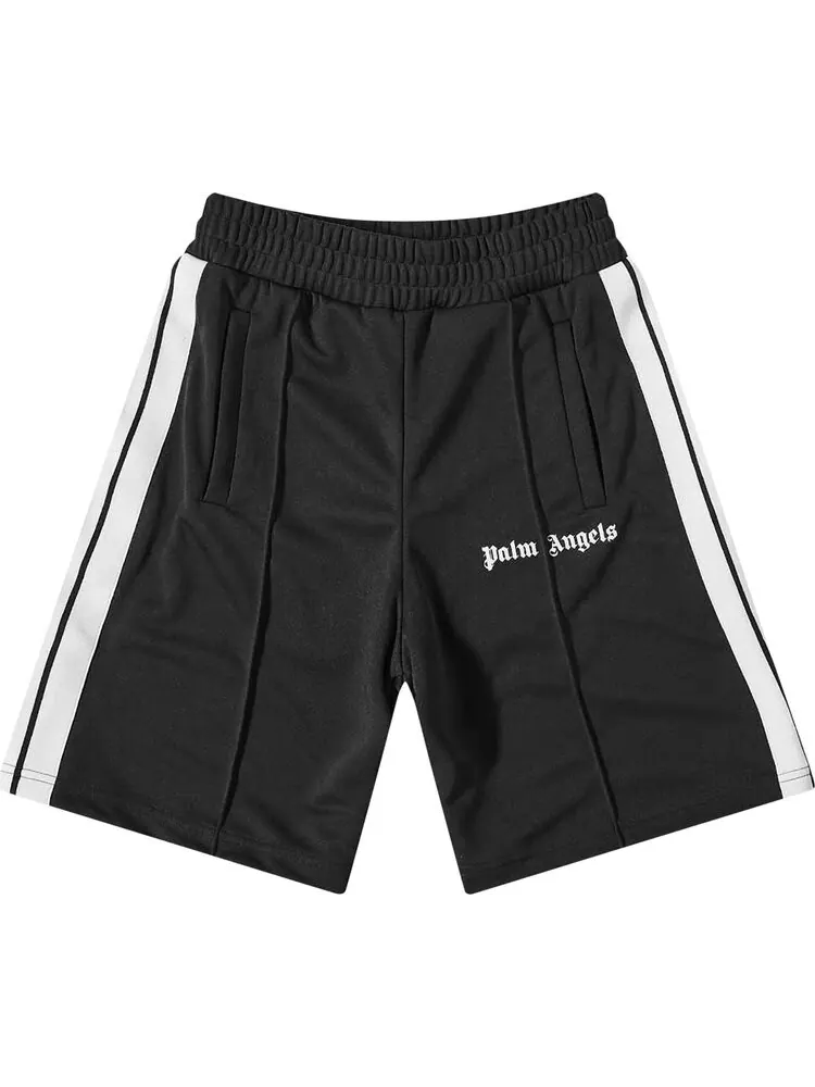 Шорты Palm Angels Classic Track Shorts 'Black/White' — изображение 1 из 1, черный