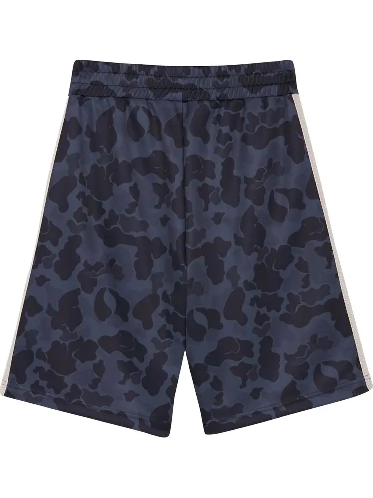 Шорты Palm Angels Night Camo Track Short 'Black/White' — изображение 2 из 2, черный