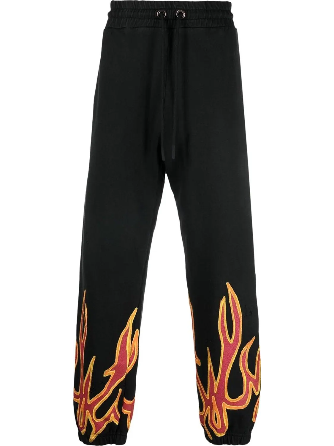 Спортивные брюки Palm Angels GD Graffiti Flames Sweatpants 'Black/Red' — изображение 1 из 1, черный