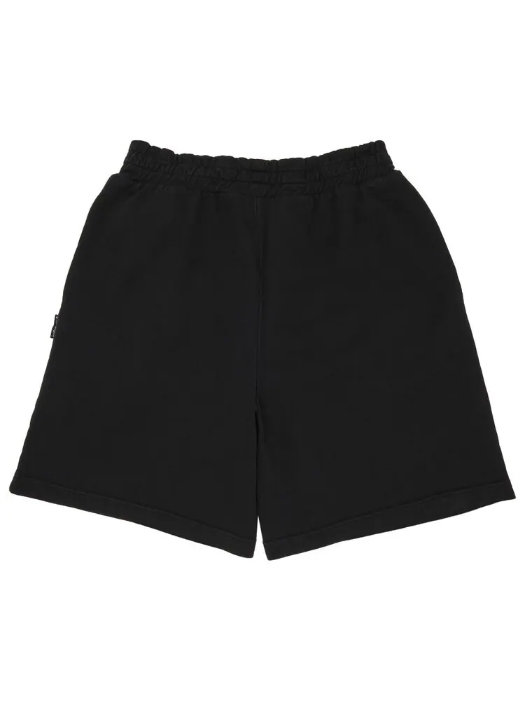 Шорты Palm Angels Seasonal Logo Sweatshort — изображение 2 из 3, черный
