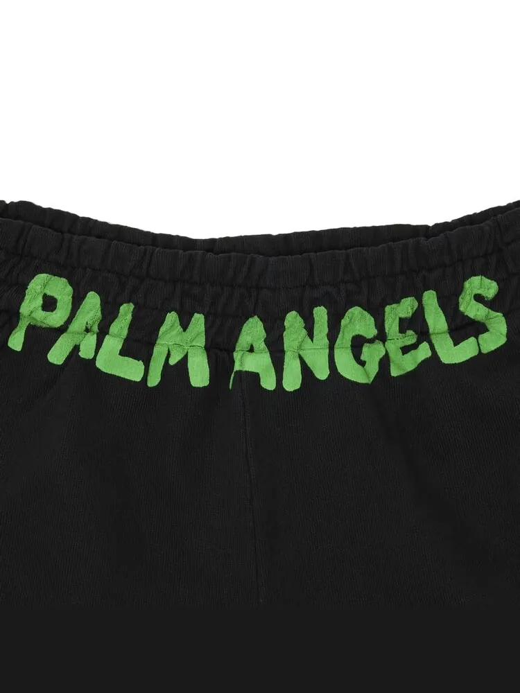 Шорты Palm Angels Seasonal Logo Sweatshort — изображение 3 из 3, черный