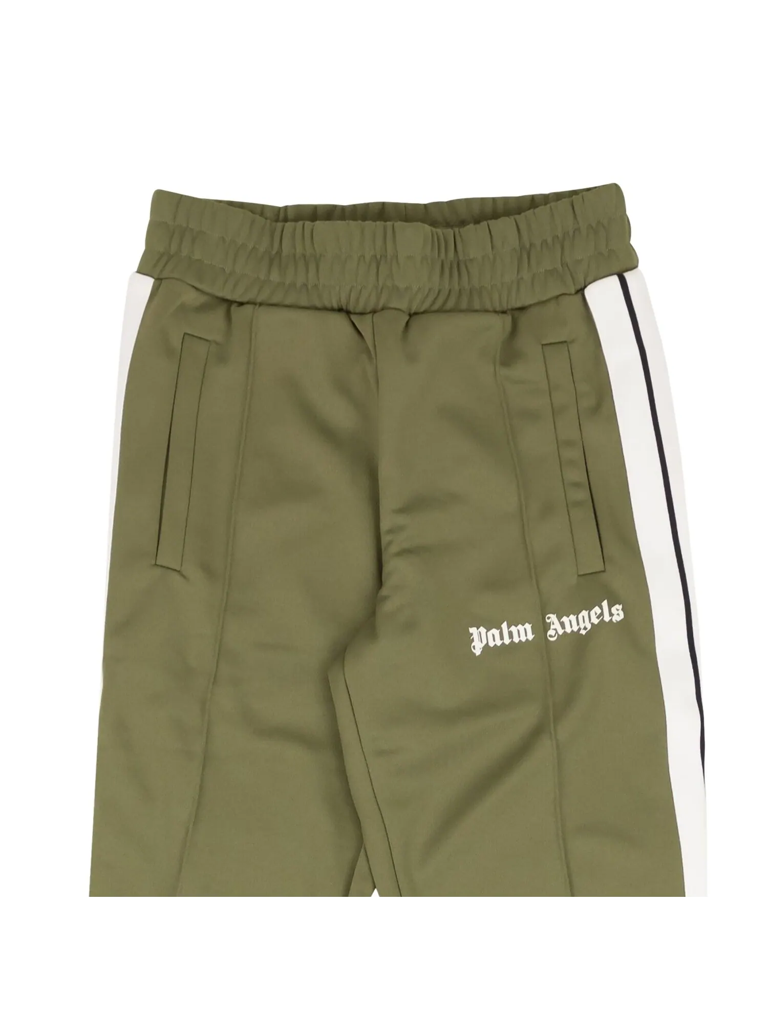 Классические спортивные брюки Palm Angels — изображение 3 из 3, милитари/белый