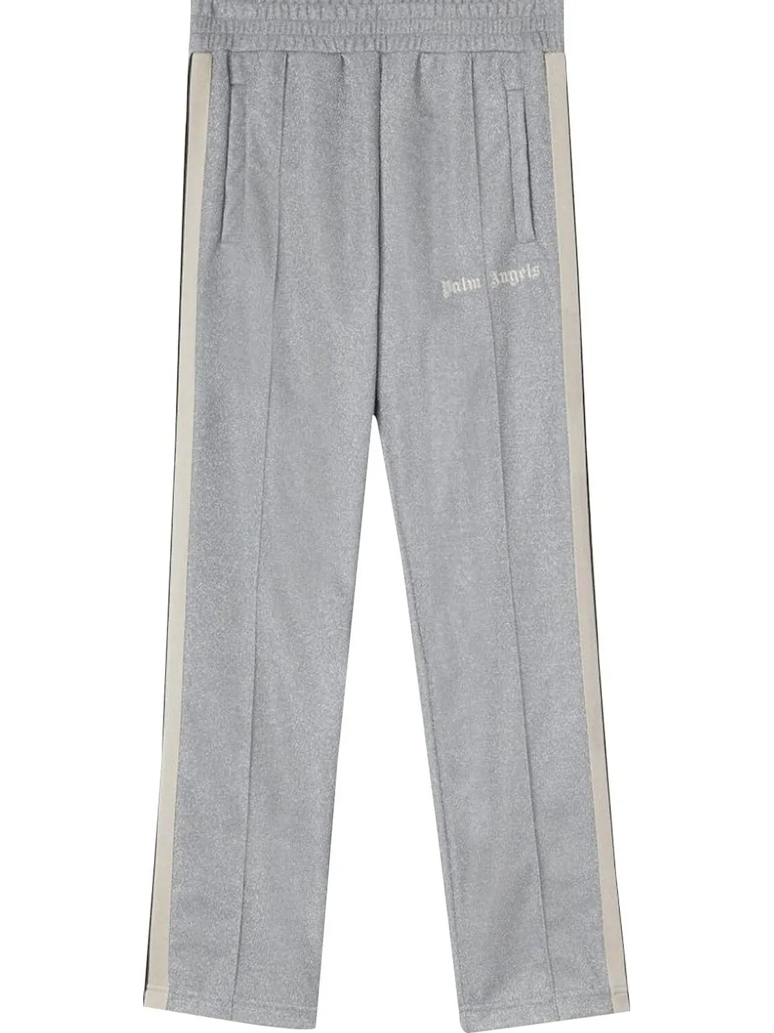 Брюки Palm Angels Lurex Track Pants 'Silver/Off White' — изображение 1 из 1, серебряный