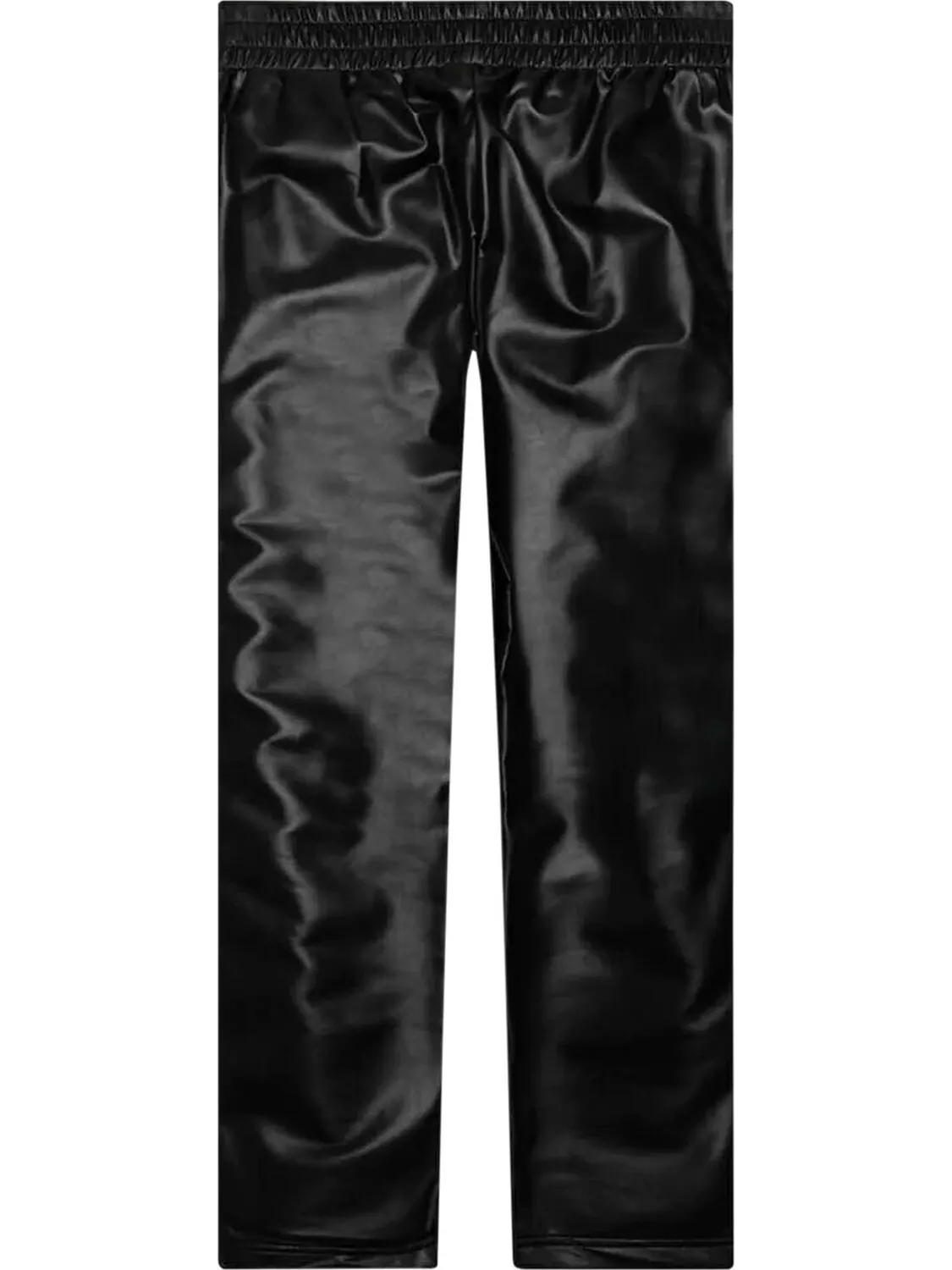 Брюки Palm Angels Like Leather Track Pants 'Black/White' — изображение 2 из 2, черный