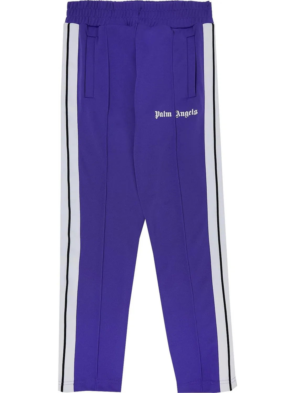 Брюки Palm Angels Slim Track Pants 'Purple/White' — изображение 1 из 3, фиолетовый