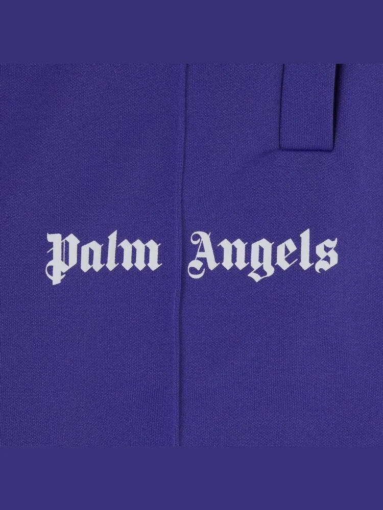 Брюки Palm Angels Slim Track Pants 'Purple/White' — изображение 3 из 3, фиолетовый