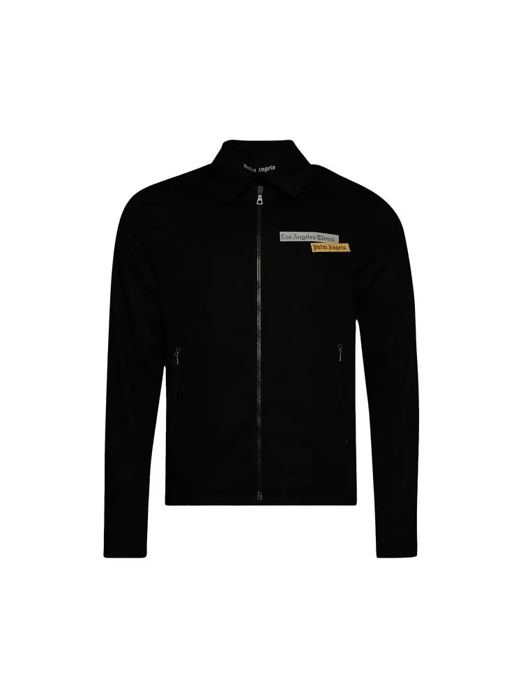 Куртка Palm Angels x LA Times News Jacket — изображение 1 из 1, черный/белый