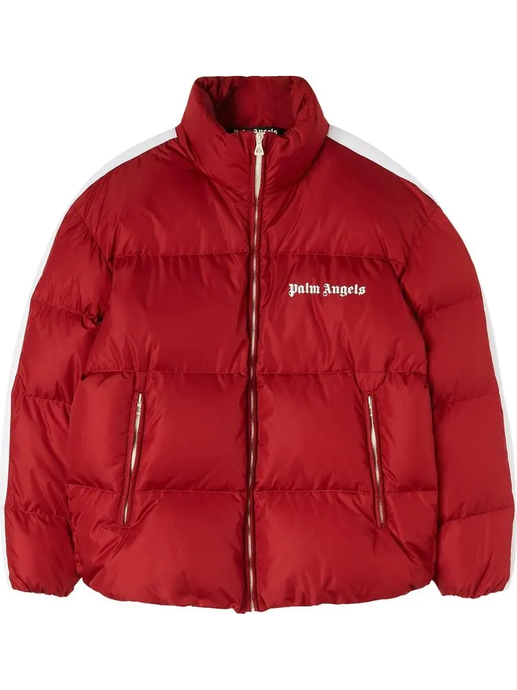 Куртка Palm Angels Classic Track Down Jacket 'Red/White' — изображение 1 из 1, красный