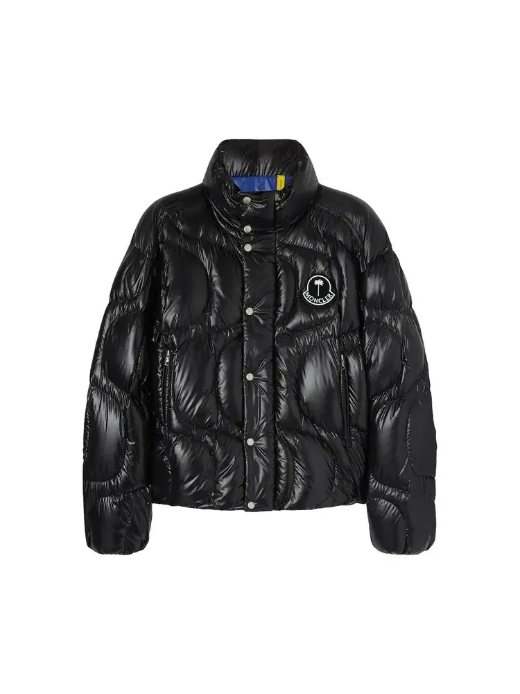 Пуховая куртка Moncler x Palm Angels Haunani — изображение 1 из 3, черный