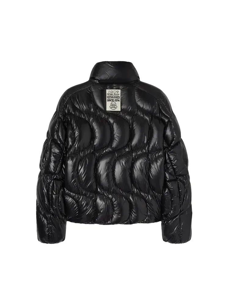 Пуховая куртка Moncler x Palm Angels Haunani — изображение 2 из 3, черный