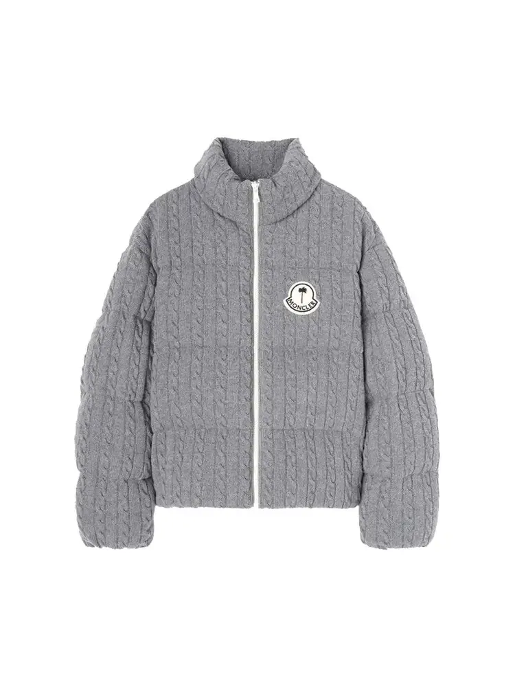 Пуховая куртка Moncler x Palm Angels Austru — изображение 1 из 1, серый