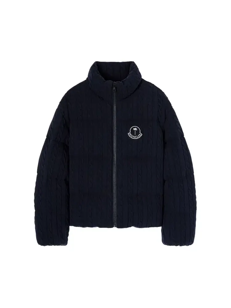 Пуховая куртка Moncler x Palm Angels Austru — изображение 1 из 1, синий