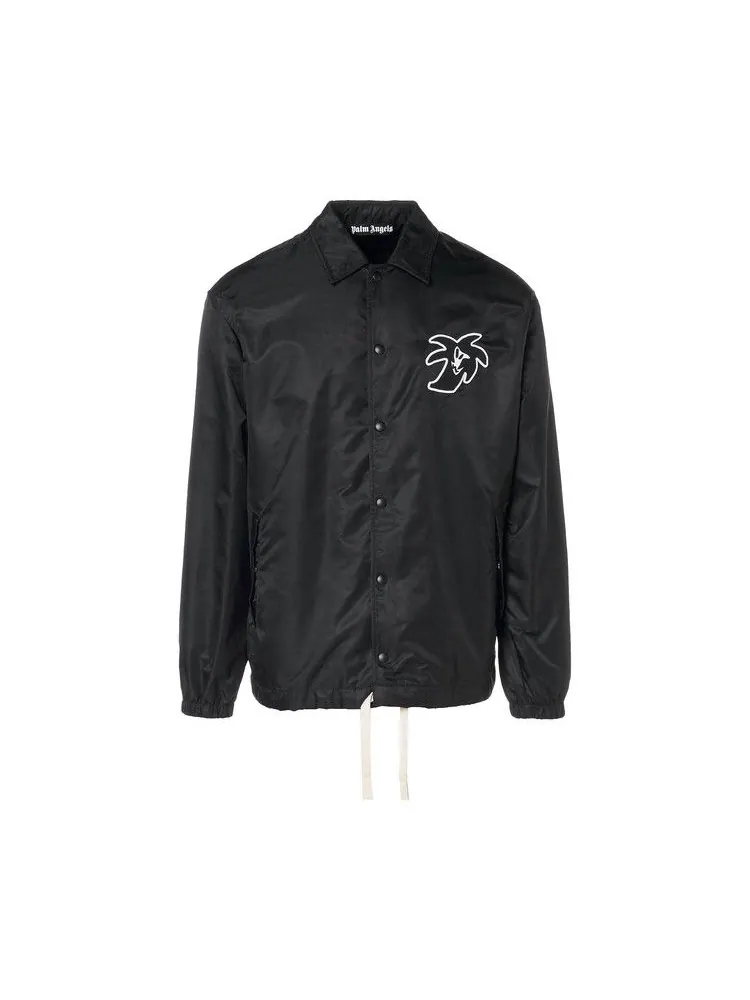 Куртка Palm Angels Hunter Coach Jacket — изображение 1 из 2, черный