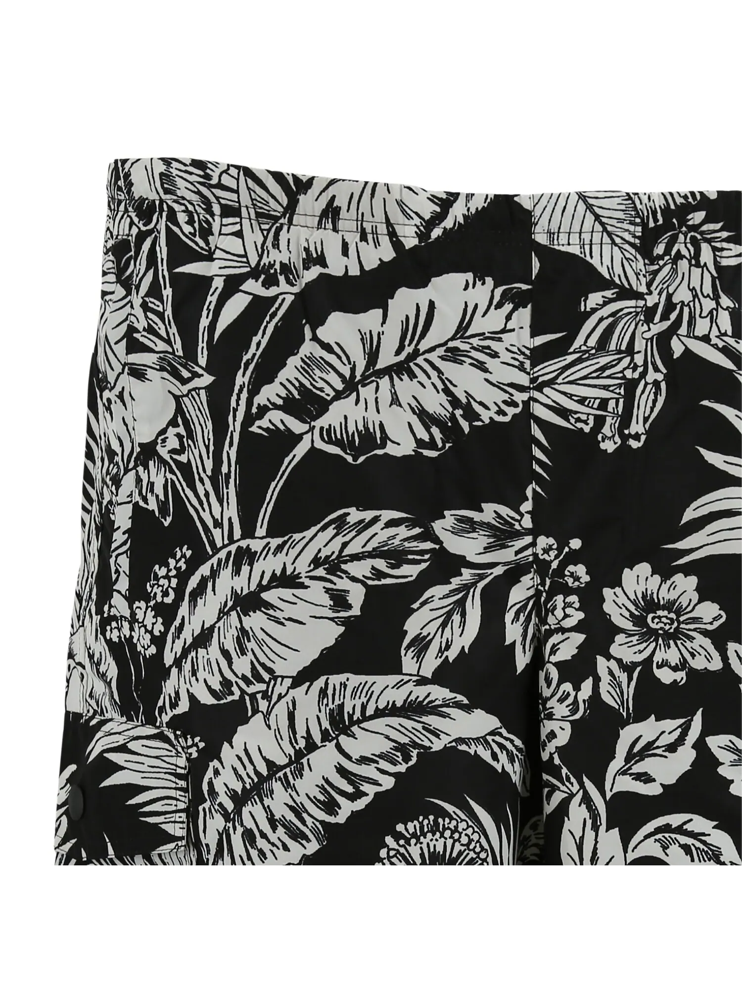 Шорты для плавания Palm Angels Jungle Parrots — изображение 3 из 3, черный/белый