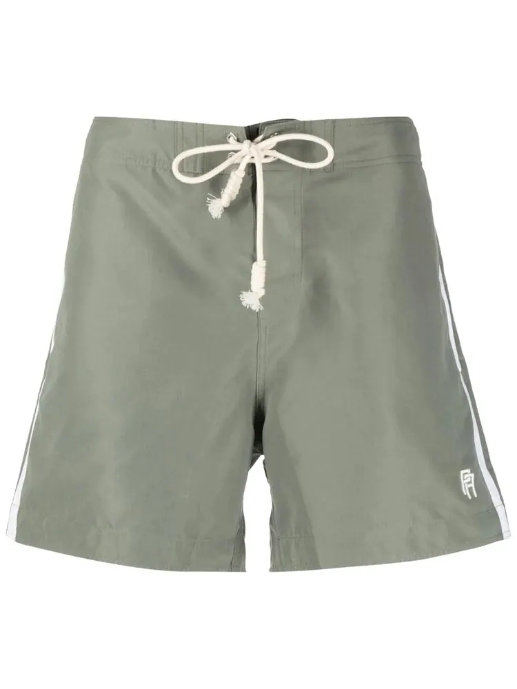 Плавки Palm Angels Monogram Swimshorts — изображение 1 из 2, зеленый