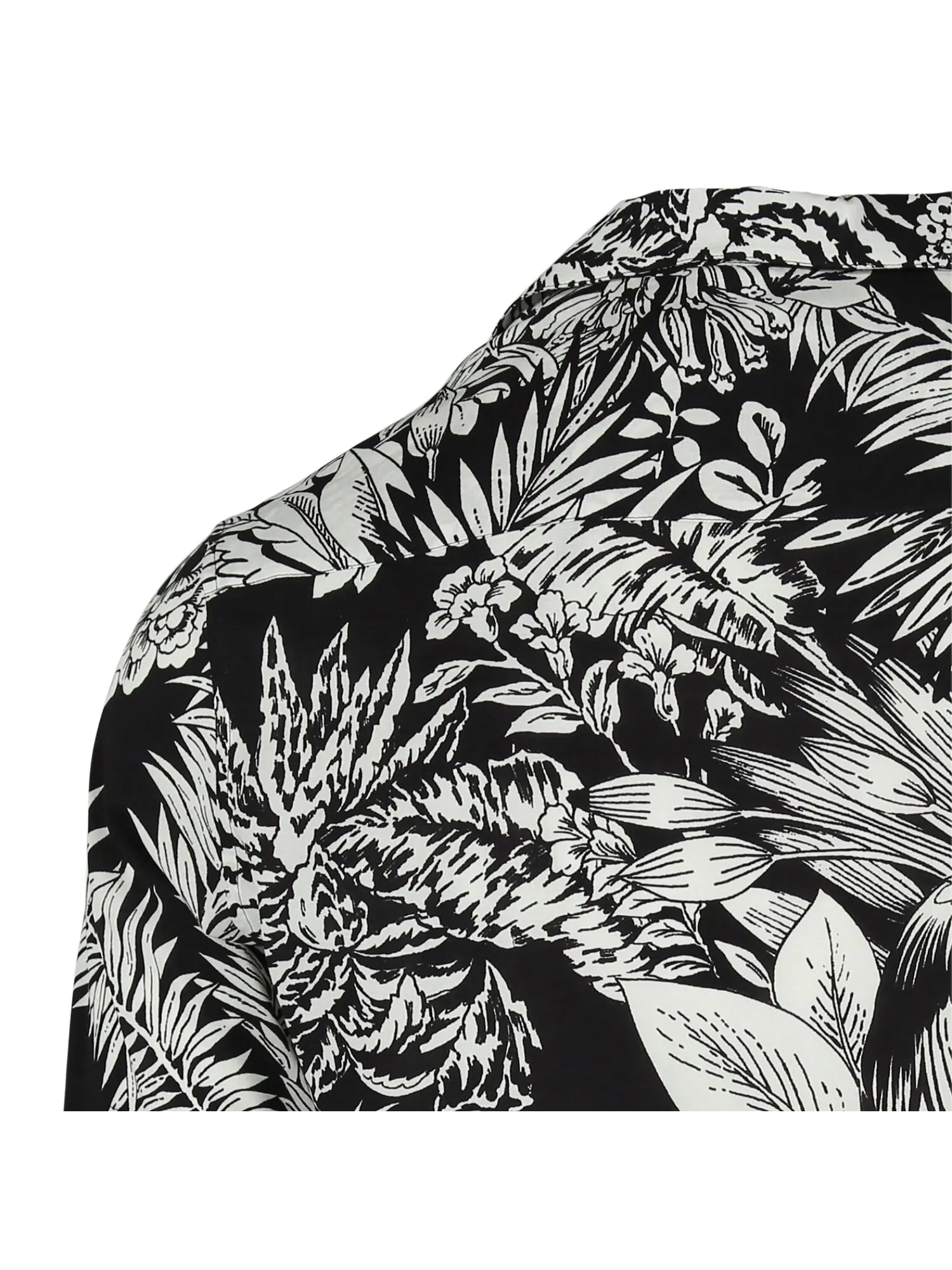 Рубашка для боулинга Palm Angels Jungle Parrots — изображение 3 из 3, черный/белый