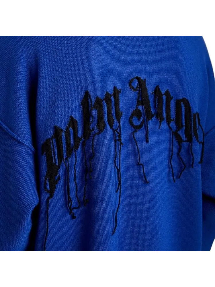 Свитер Palm Angels Bear Sweater 'Blue/Brown' — изображение 3 из 3, синий