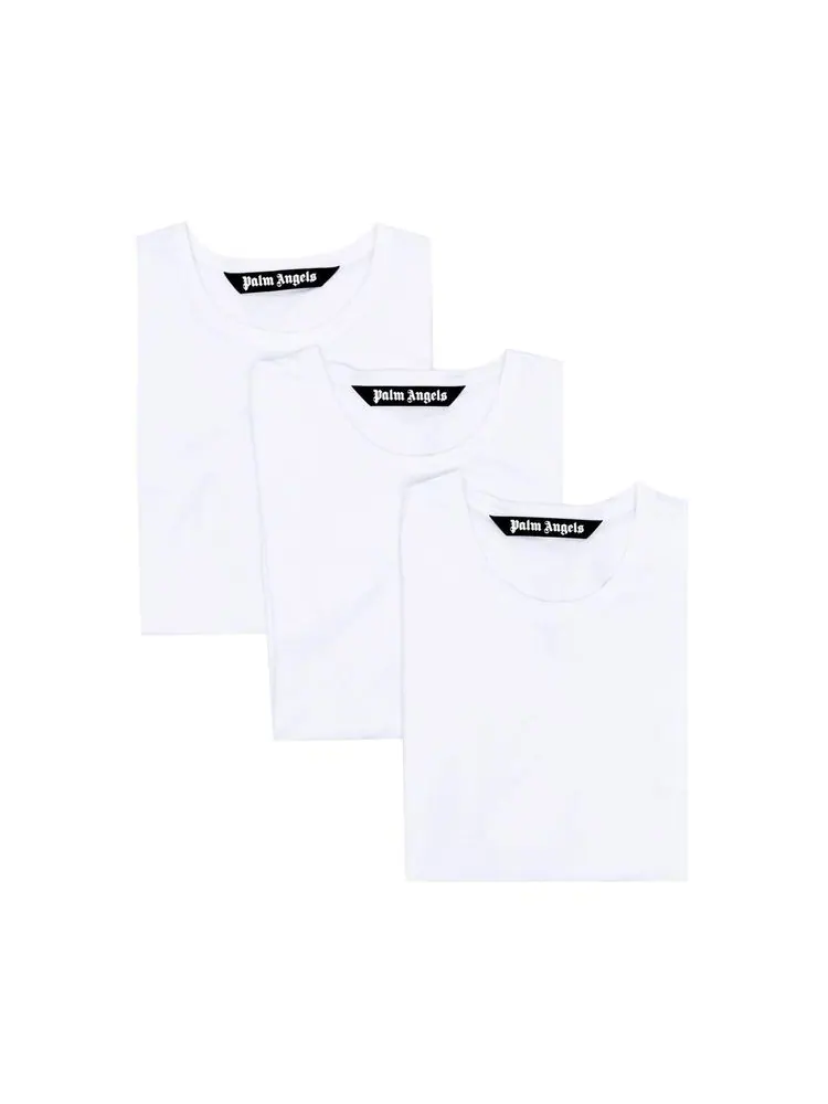 Футболка Palm Angels Essential Tee (3 Pack) 'White' — изображение 1 из 1, белый