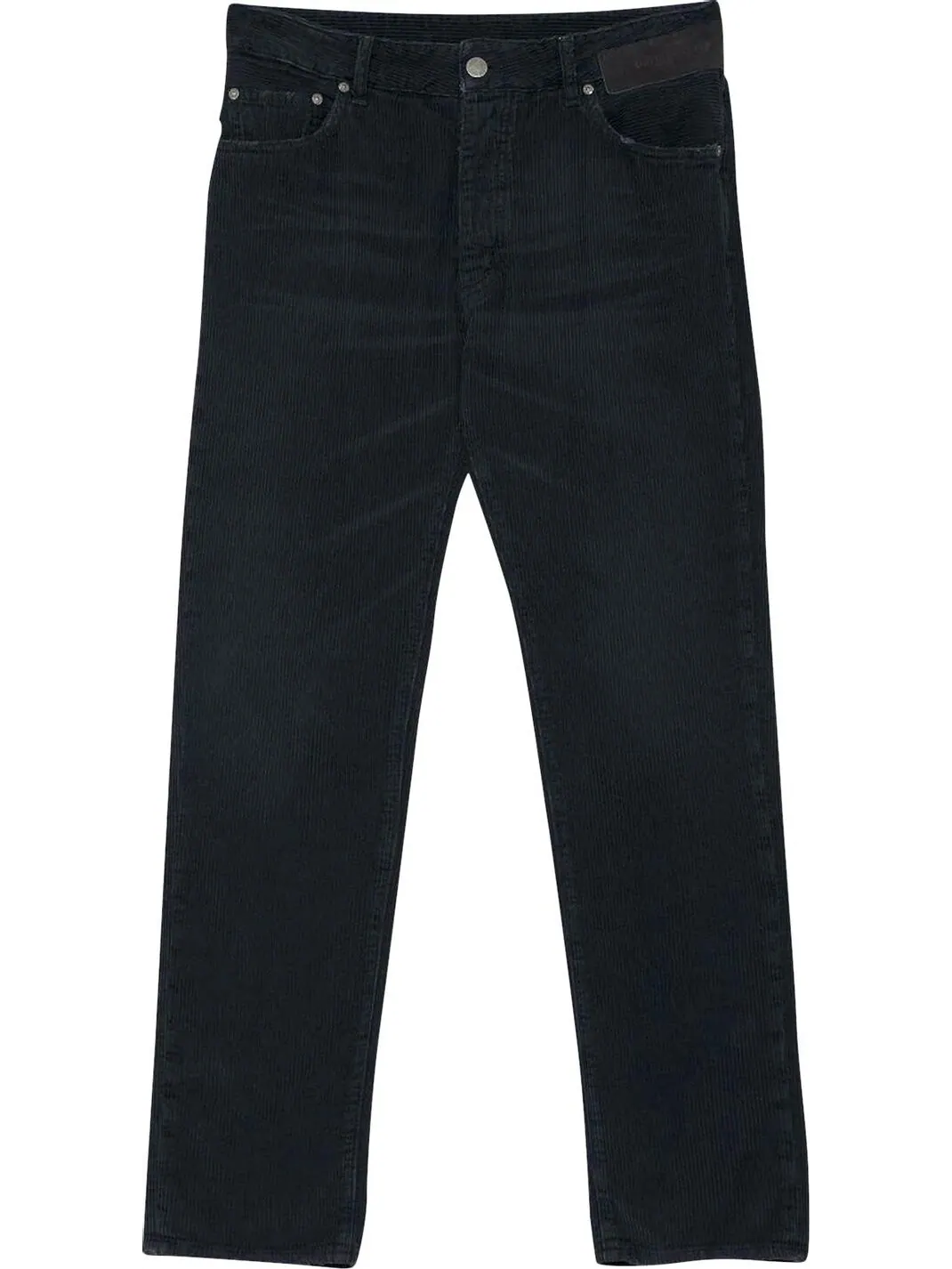 Брюки Palm Angels Corduroy Logo Regular 5 Pocket Pant 'Black' — 1