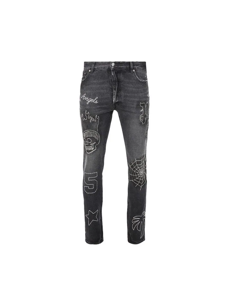 Брюки Palm Angels B Spider Classic 5 Pockets — 1