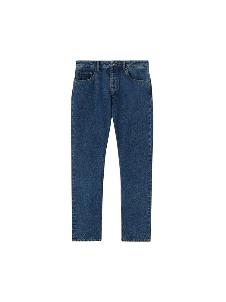 Джинсы Palm Angels Monogram Straight Jeans — изображение 1 из 1, светлый синий